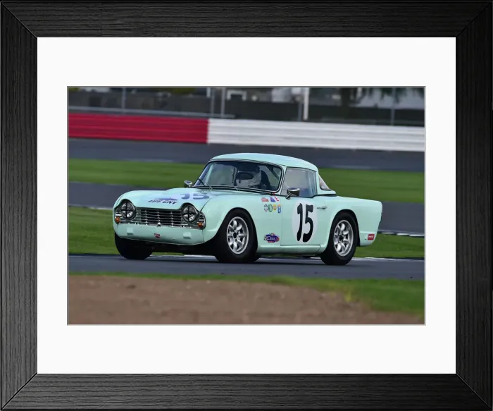 Framed Print : CM34 1657 Steve Chapman, Triumph TR4