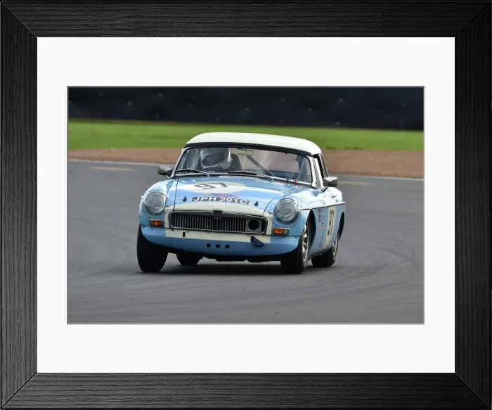 Framed Print : CM34 1753 Tom Brent, MG B Roadster