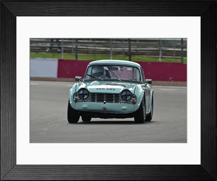 Framed Print : CM34 1763 Steve Chapman, Triumph TR4