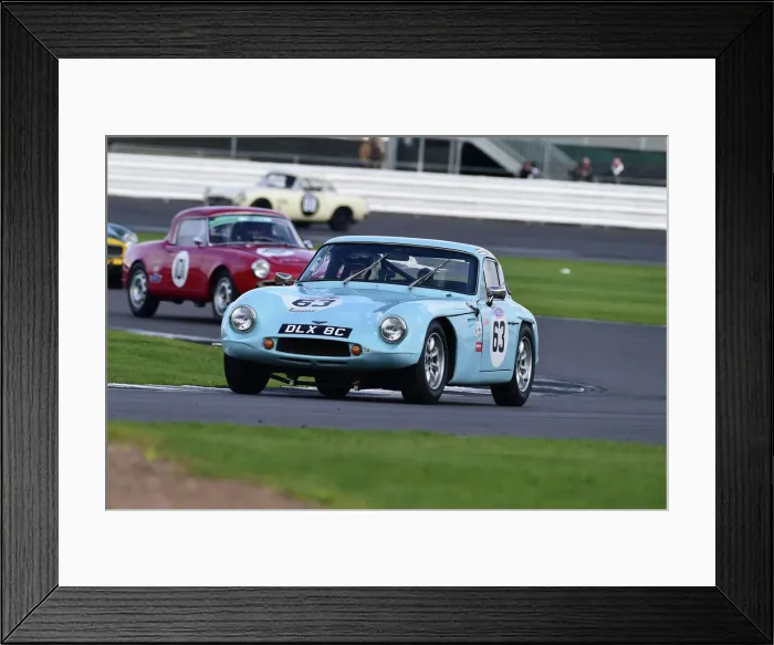 Framed Print : CM34 1645 David Thompson, Jon Wolfe, TVR Grantura Mk111