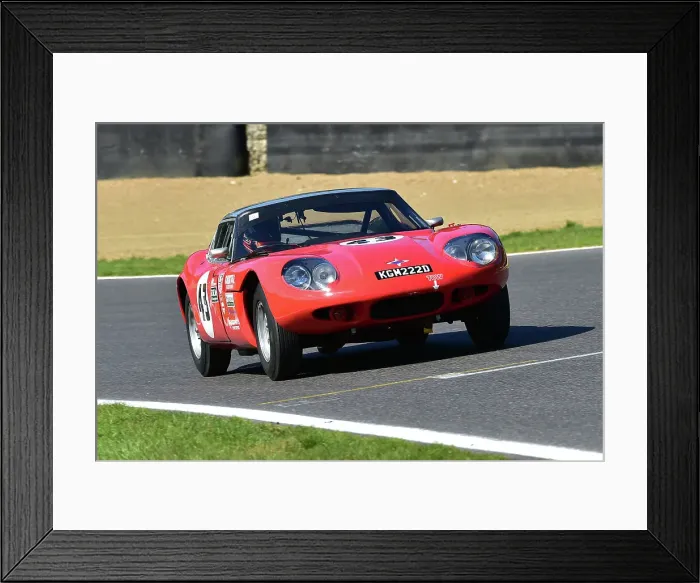 Framed Print : CM33 2720 Callum Grant, Marcos 1800GT