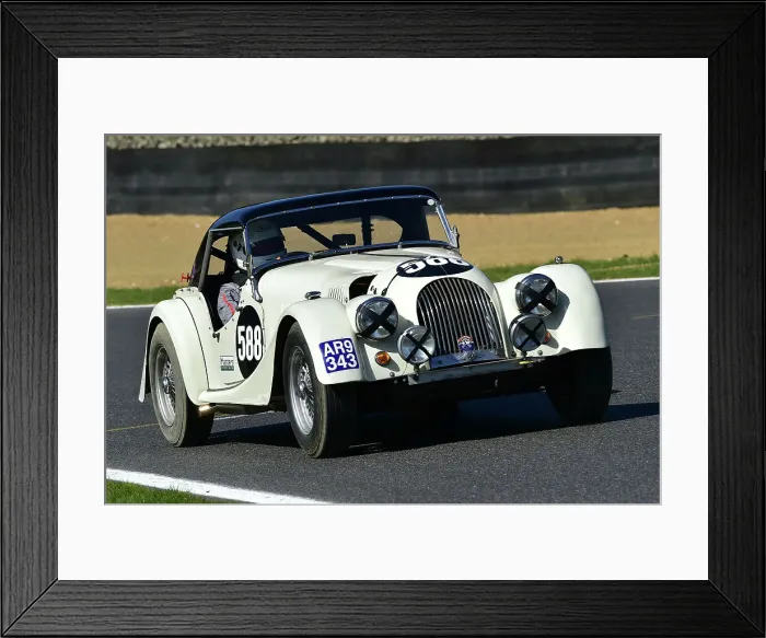 Framed Print : CM33 2718 Marcus Holland, Dominic Holland, Morgan Plus 4 Super Sports Framed Print : CM33 2718 Marcus Holland, Dominic Holland, Morgan Plus 4 Super Sports
