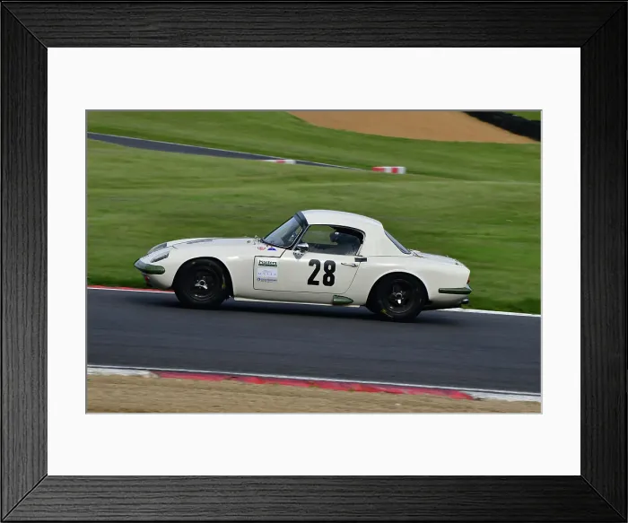 Framed Print : CJ11 1964 Richard Baxter, Lotus Elan 26R Framed Print : CJ11 1964 Richard Baxter, Lotus Elan 26R
