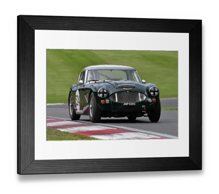 Framed Print : CJ11 2521 Oliver Pratt, Austin Healey 3000 Framed Print : CJ11 2521 Oliver Pratt, Austin Healey 3000