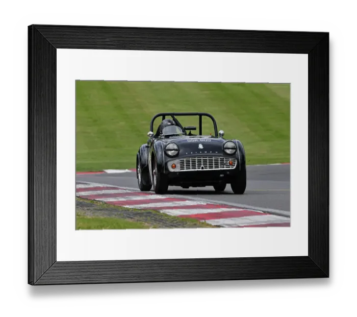 Framed Print : CJ11 2543 David Keers-Trafford, Triumph TR3A Framed Print : CJ11 2543 David Keers-Trafford, Triumph TR3A