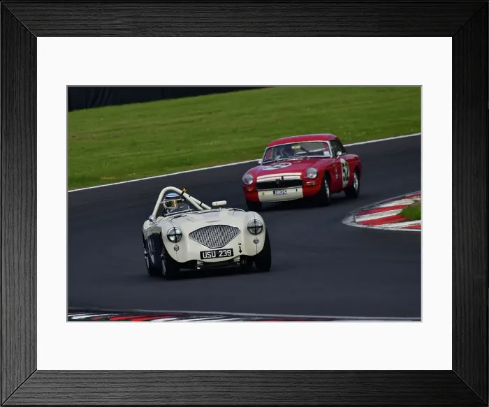 Framed Print : CJ11 2972 Raymond Low, Ben Low, Austin Healey 100M Framed Print : CJ11 2972 Raymond Low, Ben Low, Austin Healey 100M