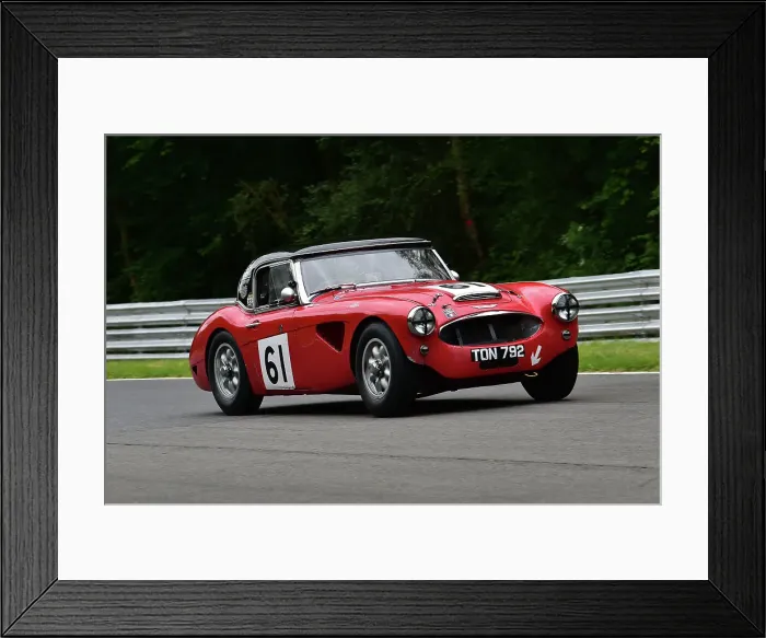 Framed Print : CM33 3770 Doug Muirhead, Austin Healey 100-6 Framed Print : CM33 3770 Doug Muirhead, Austin Healey 100-6