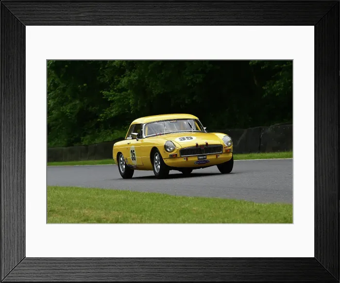 Framed Print : CM33 3796 Tim Greenhill, MG B FIA Framed Print : CM33 3796 Tim Greenhill, MG B FIA