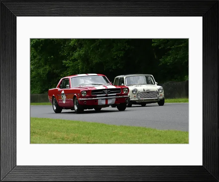 Framed Print : CM33 3818 Mark Ashworth, Ford Mustang, Lawrence Warr, Morris Mini Cooper S Framed Print : CM33 3818 Mark Ashworth, Ford Mustang, Lawrence Warr, Morris Mini Cooper S