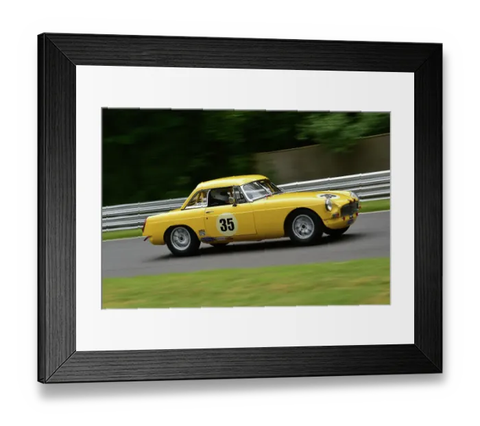Framed Print : CM33 3874 Tim Greenhill, MG B FIA Framed Print : CM33 3874 Tim Greenhill, MG B FIA