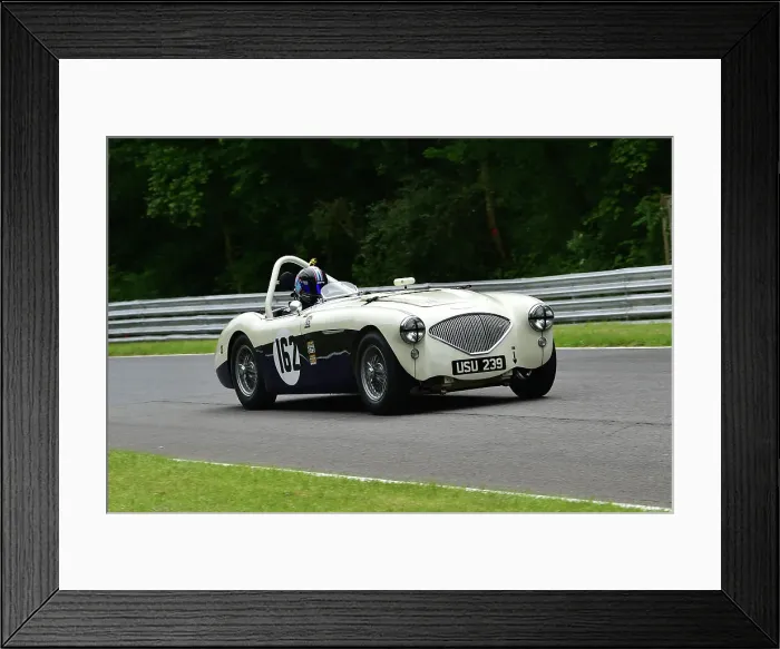 Framed Print : CM33 3891 Raymond Low, Ben Low, Austin Healey 100M Framed Print : CM33 3891 Raymond Low, Ben Low, Austin Healey 100M