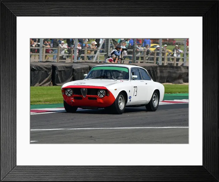 Framed Print : CJ10 8934 William Paul, Harvey Stanley, Alfa Romeo Giulia Sprint GTA Framed Print : CJ10 8934 William Paul, Harvey Stanley, Alfa Romeo Giulia Sprint GTA