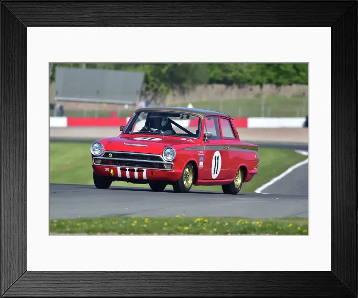 Framed Print : CM33 1017 Henry Mann, Karl Jones, Ford Lotus Cortina Framed Print : CM33 1017 Henry Mann, Karl Jones, Ford Lotus Cortina