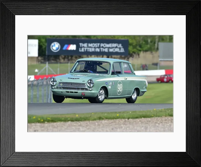 Framed Print : CM33 1049 Mark Burton, Ford Lotus Cortina Framed Print : CM33 1049 Mark Burton, Ford Lotus Cortina