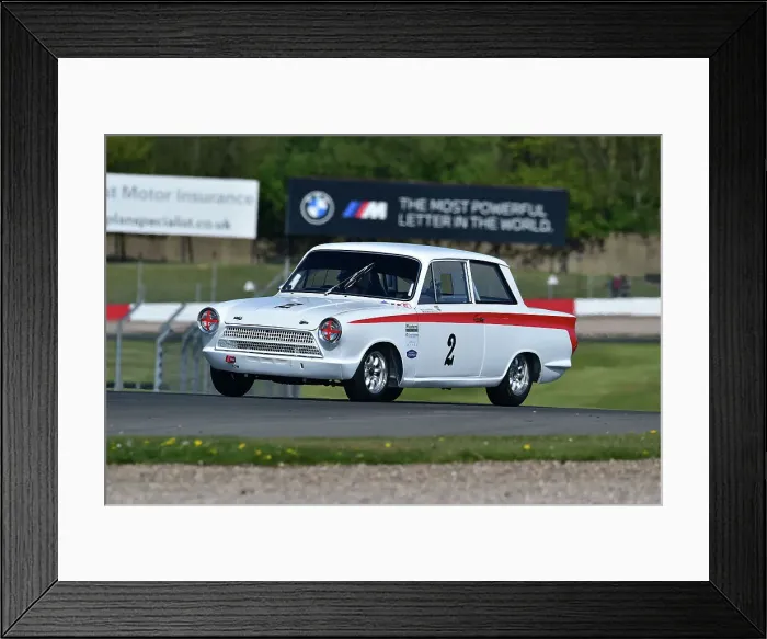 Framed Print : CM33 1060 Neil Brown, Ford Lotus Cortina Framed Print : CM33 1060 Neil Brown, Ford Lotus Cortina