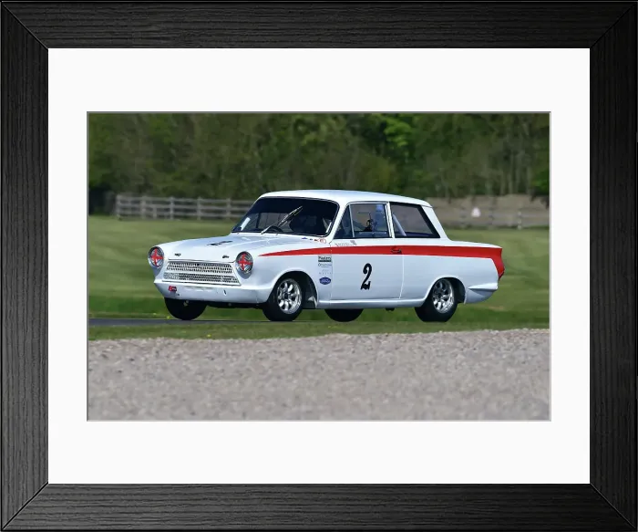 Framed Print : CM33 1079 Neil Brown, Ford Lotus Cortina Framed Print : CM33 1079 Neil Brown, Ford Lotus Cortina