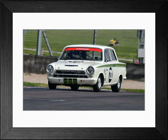 Framed Print : CM33 1471 Peter Smith, Guy Smith, Ford Lotus Cortina