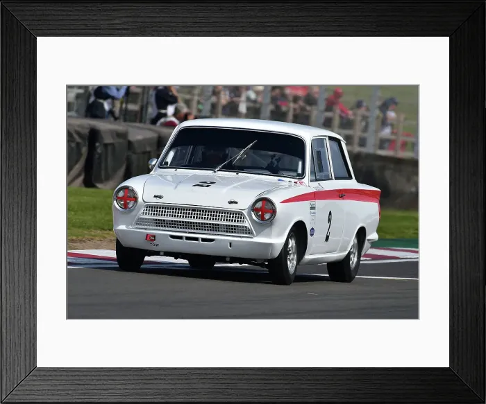 Framed Print : CM33 1488 Neil Brown, Ford Lotus Cortina Framed Print : CM33 1488 Neil Brown, Ford Lotus Cortina
