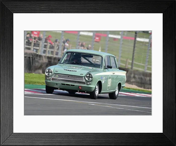 Framed Print : CM33 1490 Mark Burton, Ford Lotus Cortina Framed Print : CM33 1490 Mark Burton, Ford Lotus Cortina
