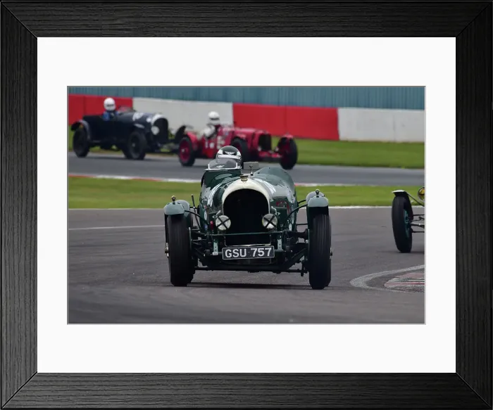 Framed Print : CJ10 9483 Clive Morley, James Morley, Bentley 3-4½ litre Framed Print : CJ10 9483 Clive Morley, James Morley, Bentley 3-4½ litre