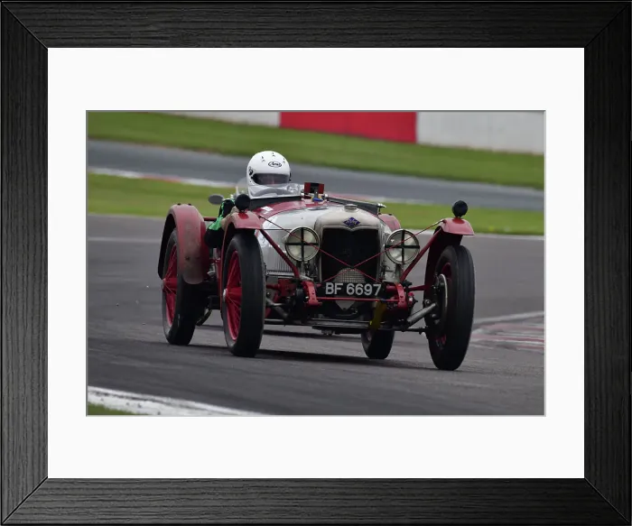 Framed Print : CJ10 9496 Nigel Dowding, Riley Brooklands Framed Print : CJ10 9496 Nigel Dowding, Riley Brooklands