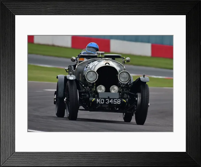 Framed Print : CJ10 9498 Steve Ward, Bentley 4 ½ litre Framed Print : CJ10 9498 Steve Ward, Bentley 4 ½ litre