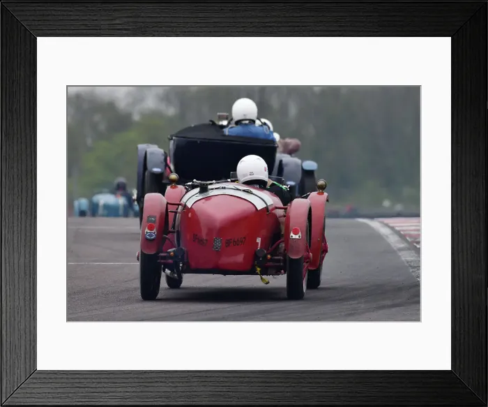 Framed Print : CJ10 9580 Nigel Dowding, Riley Brooklands Framed Print : CJ10 9580 Nigel Dowding, Riley Brooklands