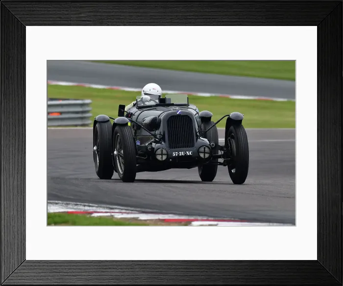 Framed Print : CJ10 9618 Max Sowerby, Marcus Black, Talbot Lago T23