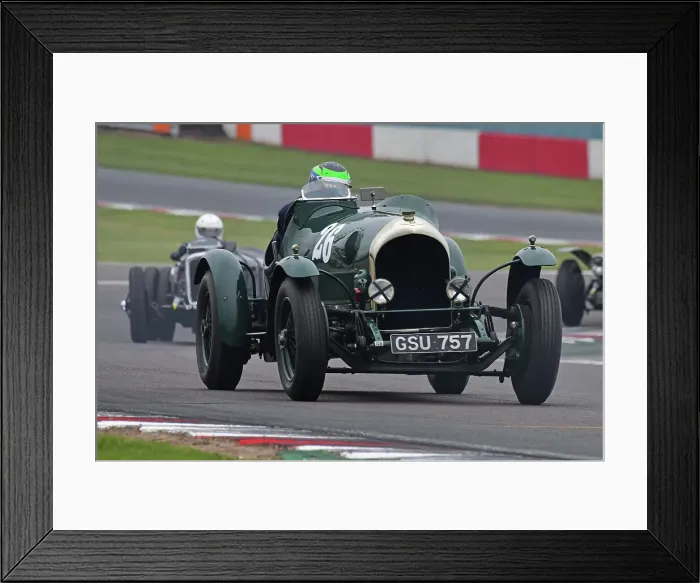 Framed Print : CJ10 9622 Clive Morley, James Morley, Bentley 3-4½ litre Framed Print : CJ10 9622 Clive Morley, James Morley, Bentley 3-4½ litre