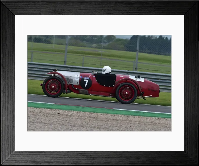 Framed Print : CM33 1964 Nigel Dowding, Riley Brooklands Framed Print : CM33 1964 Nigel Dowding, Riley Brooklands