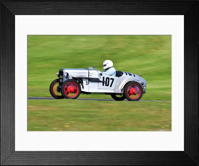 Framed Print : CJ10 7938 David Spence, Austin 7 Special Framed Print : CJ10 7938 David Spence, Austin 7 Special
