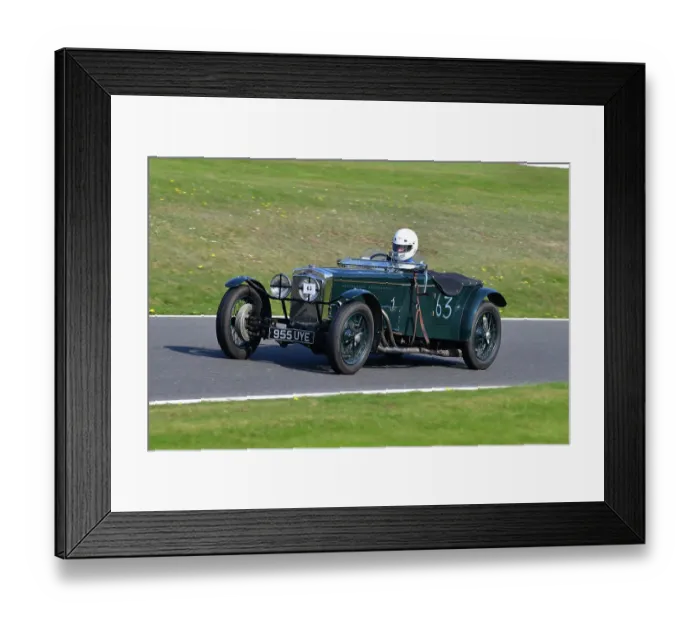 Framed Print : CJ10 8063 Jim Bayliss, Frazer Nash TT replica