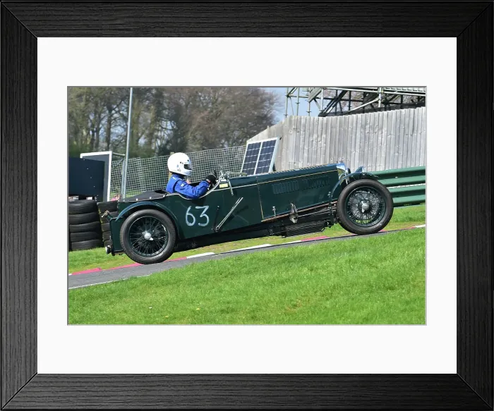 Framed Print : CM32 8961 Jim Bayliss, Frazer Nash TT replica