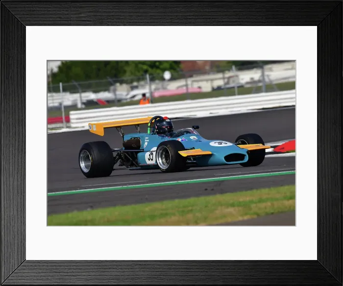 Framed Print : CJ11 8126 Frank Lyons, Brabham BT35 Framed Print : CJ11 8126 Frank Lyons, Brabham BT35