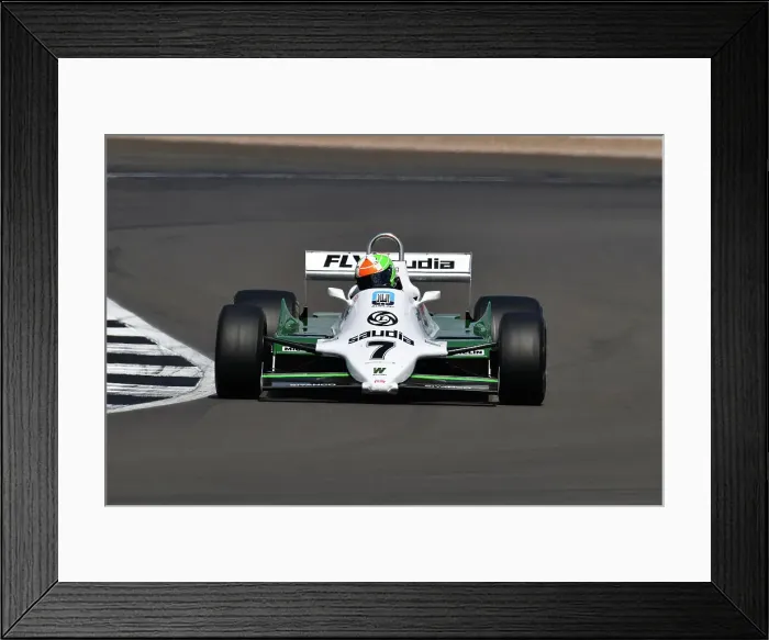 Framed Print : CJ11 8592 Mike Cantillon, Williams FW07 Framed Print : CJ11 8592 Mike Cantillon, Williams FW07