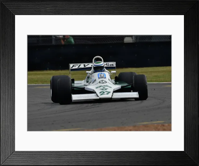 Framed Print : CJ11 9977 Mark Hazell, Williams FW07B Framed Print : CJ11 9977 Mark Hazell, Williams FW07B