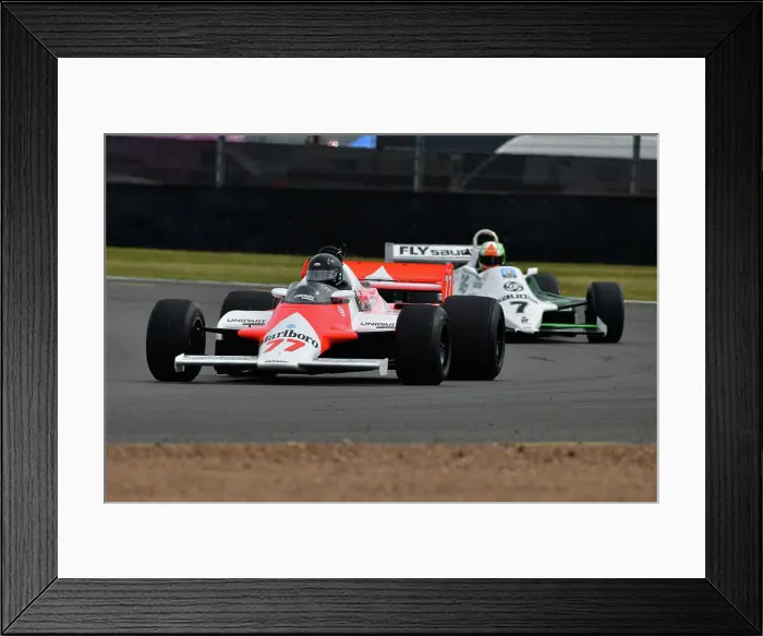 Framed Print : CJ11 9981 Steve Hartley, McLaren MP4-1 Framed Print : CJ11 9981 Steve Hartley, McLaren MP4-1