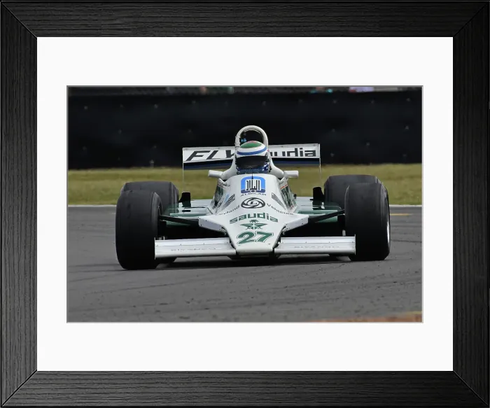 Framed Print : CJ11 9996 Mark Hazell, Williams FW07B