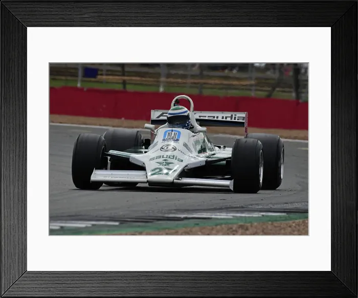 Framed Print : CJ12 0050 Mark Hazell, Williams FW07B Framed Print : CJ12 0050 Mark Hazell, Williams FW07B