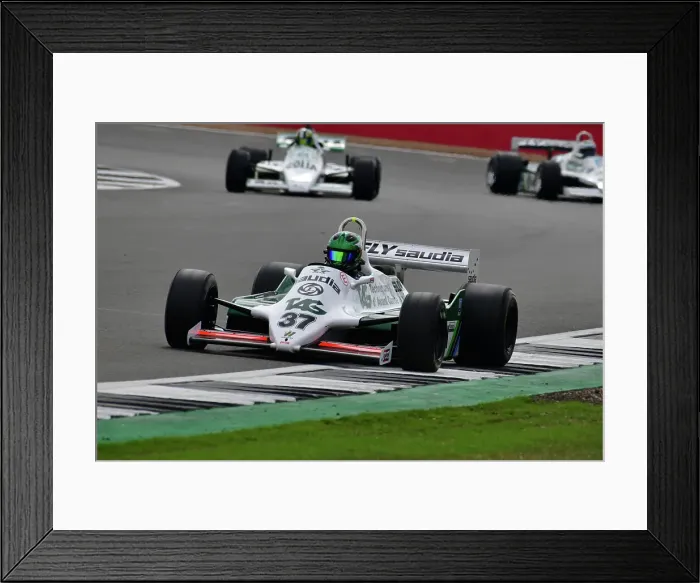 Framed Print : CJ12 0095 Christophe D'Ansembourg, Williams FW07C Framed Print : CJ12 0095 Christophe D'Ansembourg, Williams FW07C