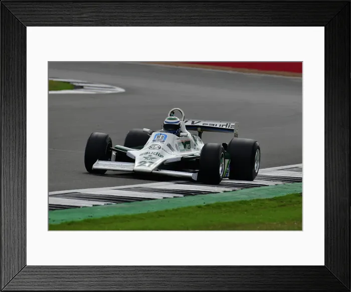 Framed Print : CJ12 0097 Mark Hazell, Williams FW07B Framed Print : CJ12 0097 Mark Hazell, Williams FW07B