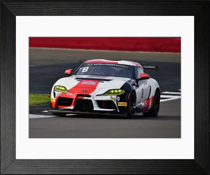 Framed Print : CJ12 0509 Craig Wilkins, Toyota GR Supra GT4