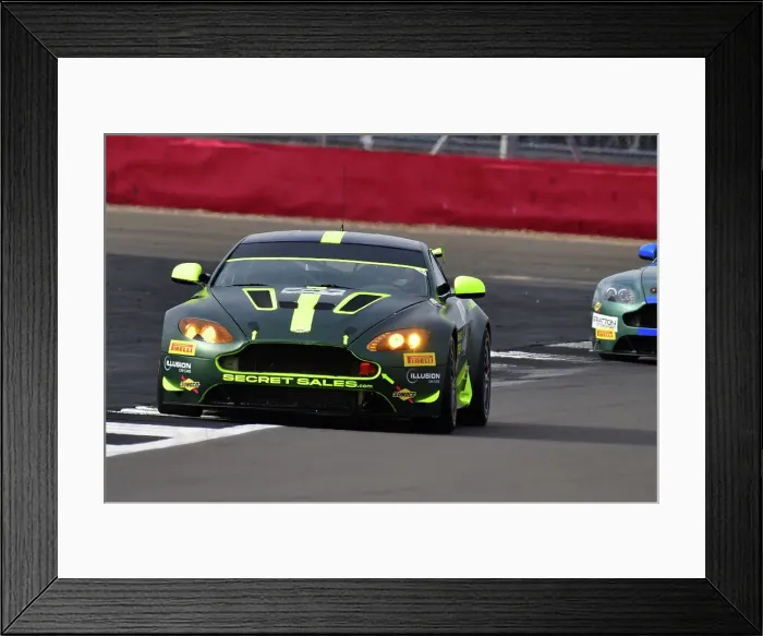 Framed Print : CJ12 0515 Chris Griffin, Aston Martin GT4 Framed Print : CJ12 0515 Chris Griffin, Aston Martin GT4