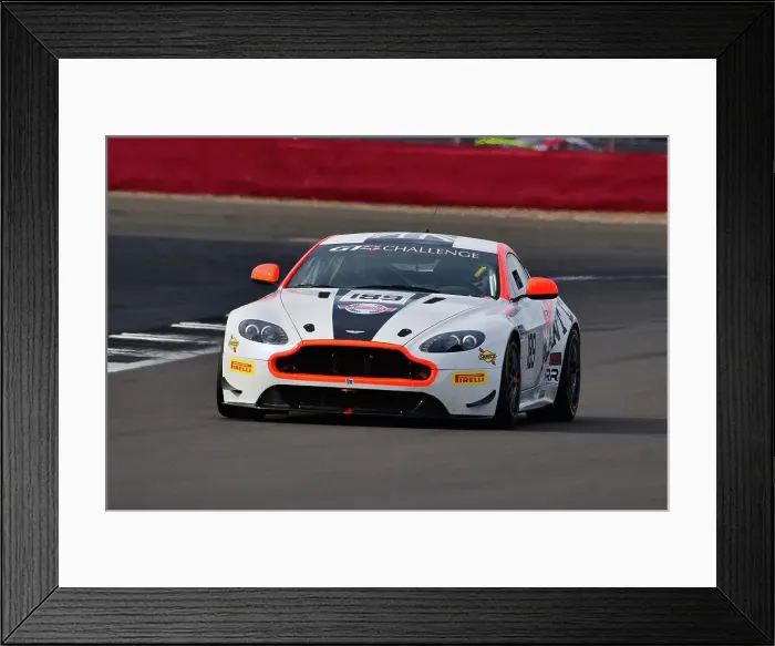 Framed Print : CJ12 0514 Martin Addison, Aston Martin GT4 Framed Print : CJ12 0514 Martin Addison, Aston Martin GT4