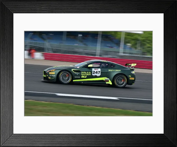 Framed Print : CM33 7378 Chris Griffin, Aston Martin GT4 Framed Print : CM33 7378 Chris Griffin, Aston Martin GT4