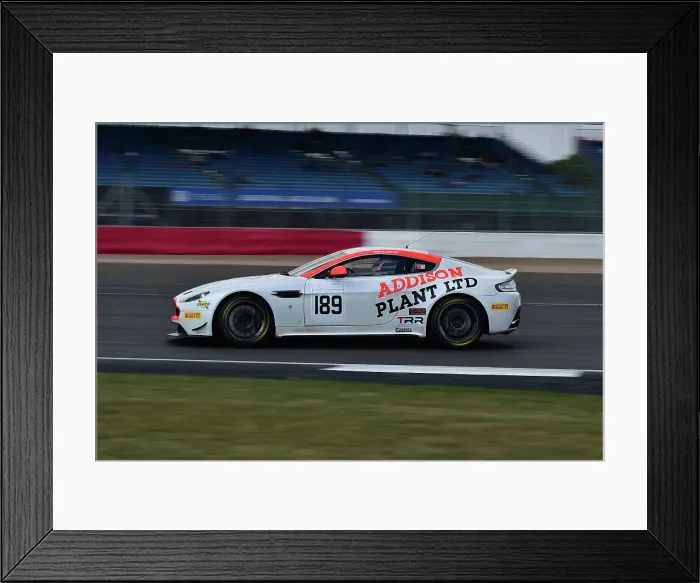 Framed Print : CM33 7383 Martin Addison, Aston Martin GT4 Framed Print : CM33 7383 Martin Addison, Aston Martin GT4