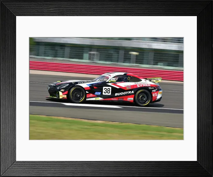 Framed Print : CM33 7406 David Vrsecky, Mercedes-AMG GT4