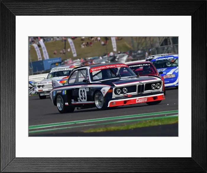 Framed Print : CJ11 8171 Simon Alexander, BMW 3 litre CSL, Batmobile Framed Print : CJ11 8171 Simon Alexander, BMW 3 litre CSL, Batmobile