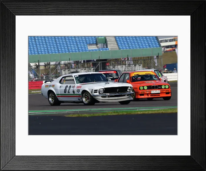 Framed Print : CJ11 8206 Peter Hallford, Josh Cook, Ford 1970 Boss Mustang Alex Elliott, BMW E30 M3 Framed Print : CJ11 8206 Peter Hallford, Josh Cook, Ford 1970 Boss Mustang Alex Elliott, BMW E30 M3