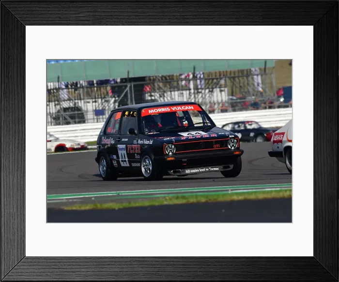 Framed Print : CJ11 8249 Jim Morris, Tom Shephard, Volkswagen Golt GTi Mk1 Framed Print : CJ11 8249 Jim Morris, Tom Shephard, Volkswagen Golt GTi Mk1